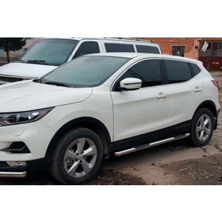 Siderør (2017-2021, 2 stk., rustfrit stål) Nissan Qashqai 2014–2021 foto 1
