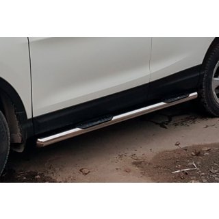 Siderør (2017-2021, 2 stk., rustfrit stål) Nissan Qashqai 2014–2021 foto 2