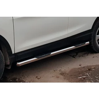 Siderør (2017-2021, 2 stk., rustfrit stål) Nissan Qashqai 2014–2021 foto 2