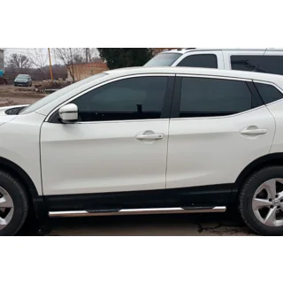 Siderør (2017-2021, 2 stk., rustfrit stål) Nissan Qashqai 2014–2021 foto 3