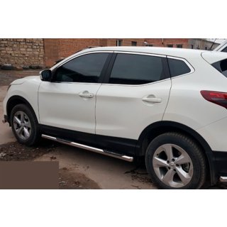 Siderør (2017-2021, 2 stk., rustfrit stål) Nissan Qashqai 2014–2021 foto 4
