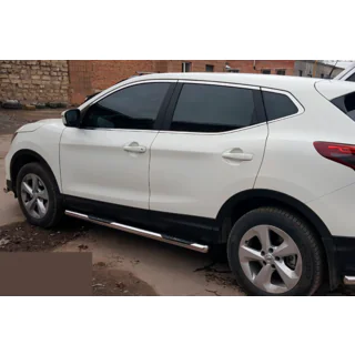 Siderør (2017-2021, 2 stk., rustfrit stål) Nissan Qashqai 2014–2021 foto 4