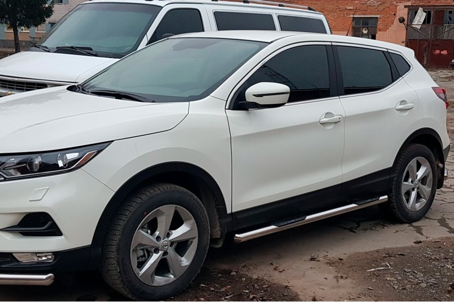 Nissan Qashqai 2014–2021 Siderør (2017-2021, 2 stk., rustfrit stål) Foto 1