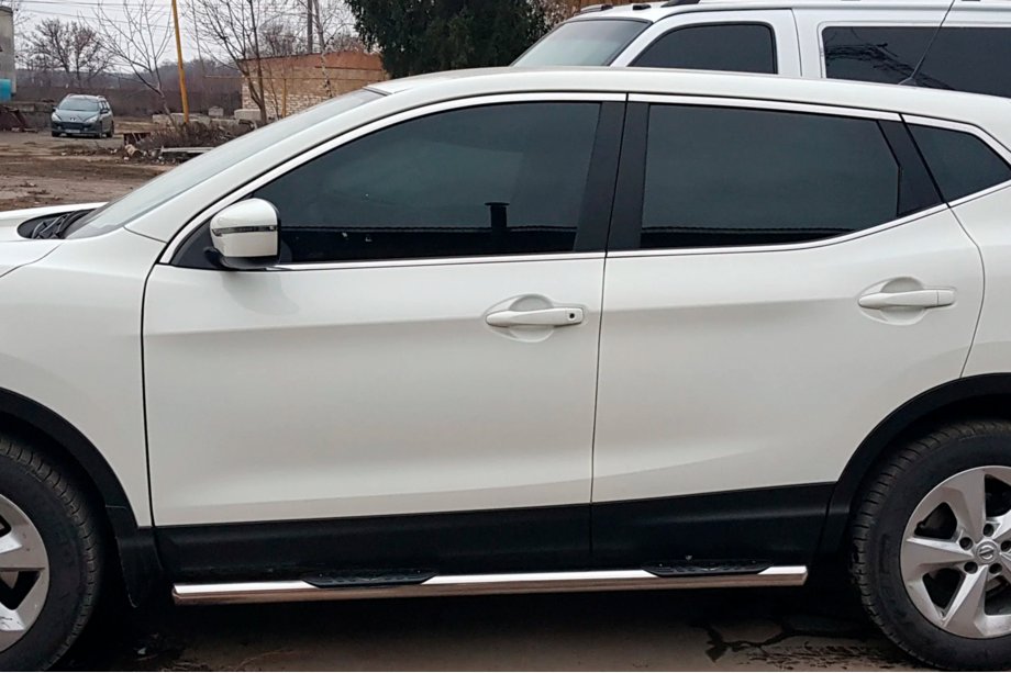 Nissan Qashqai 2014–2021 Siderør (2017-2021, 2 stk., rustfrit stål) Foto 3