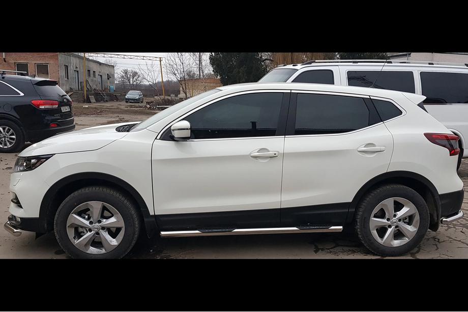 Nissan Qashqai 2014–2021 Siderør (2017-2021, 2 stk., rustfrit stål) Foto 5
