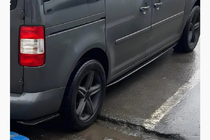 Volkswagen Caddy 2010–2015 Performance sideskørter (sorte) foto 5