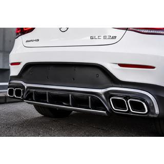 Bageste diffuser med udstødningsender Silver (AMG63 design 2020-2022) foto 2