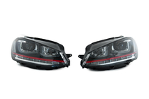 Volkswagen Golf 7/E-Golf 2012–2020 Forlygter Red-V2 (2012-2017, dynamiske blinklys, 2 stk.) foto 3