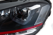 Volkswagen Golf 7/E-Golf 2012–2020 Forlygter Red-V2 (2012-2017, dynamiske blinklys, 2 stk.) foto 11