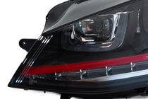 Volkswagen Golf 7/E-Golf 2012–2020 Forlygter Red-V2 (2012-2017, dynamiske blinklys, 2 stk.) foto 10