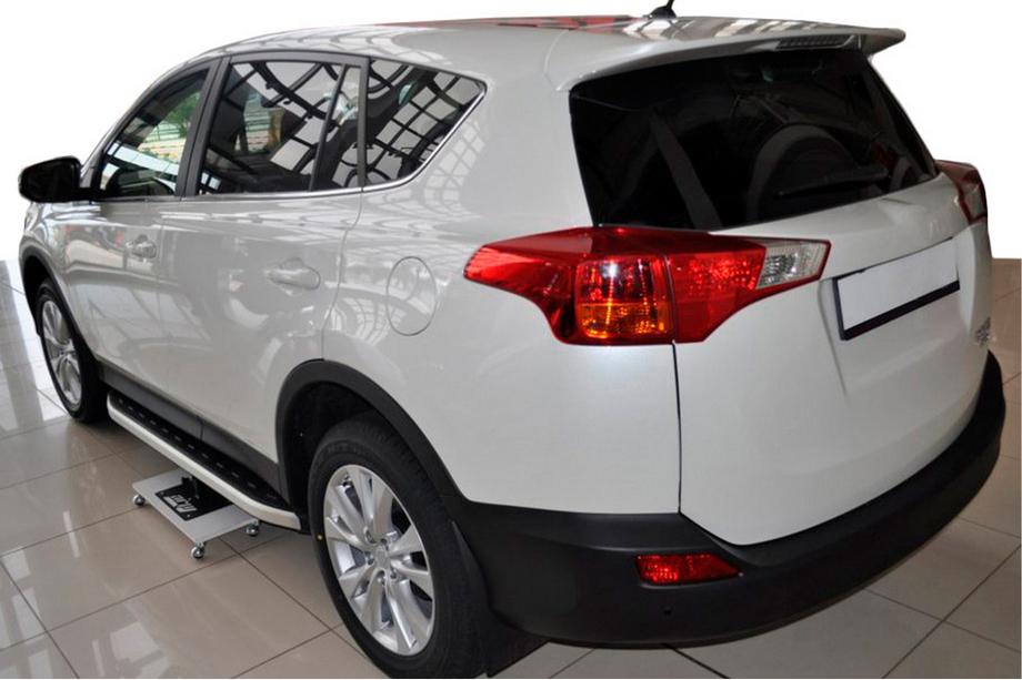 Toyota Rav 4 2013–2018 Fullmond sidetrin (2 stk., alu) Image