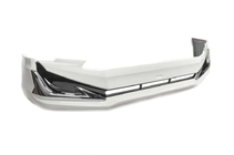 Toyota Land Cruiser Prado 150 2009–2023 Læbespoiler til frontkofanger Modelista V3-LED (2017-) Sort farve foto 3
