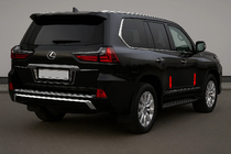 Lexus LX570/450d 2008–2022 BlackEdition lister-/kromlistecovers (til 2016+) foto 2