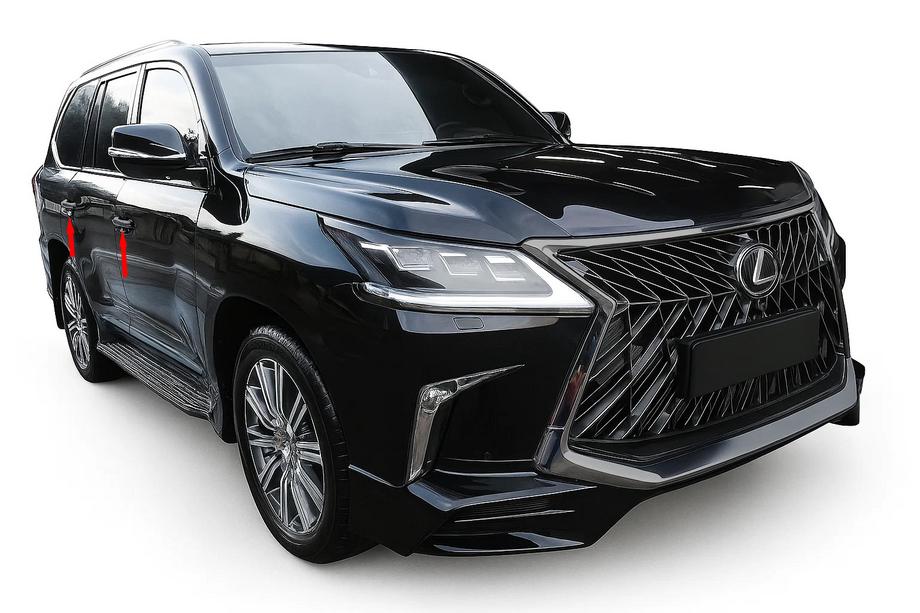 Lexus LX570/450d 2008–2022 Dørgrebskapper BlackEdition (til 2016+) Image