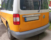 Volkswagen Caddy 2004–2010 Kromliste over nummerplade (2-dørs, rustfrit stål) foto 1