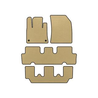 EVA gulvmåtter V1 (3 rækker, beige)
