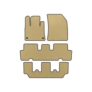 EVA gulvmåtter V1 (3 rækker, beige)