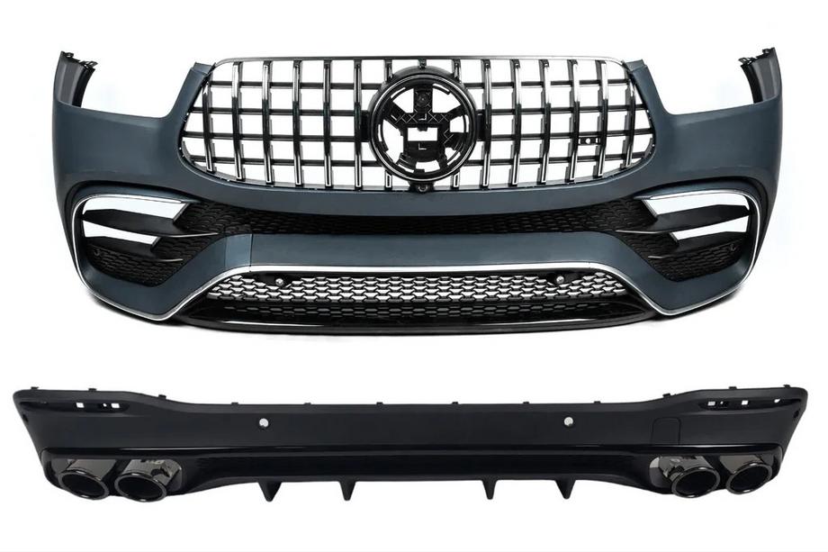 Mercedes GLE W167 2018– AMG GLE53 2018-Design bodykit-sæt (med bagdiffuser) Image