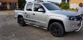 Volkswagen Amarok 2010–2022 Siderør (2 stk., rustfrit stål) 60 mm foto 9