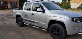 Volkswagen Amarok 2010–2022 Siderør (2 stk., rustfrit stål) 60 mm foto 10