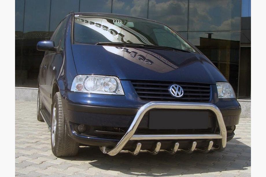 Volkswagen Sharan 1995–2010 Kængurugitter WT003 (rustfrit stål) Image
