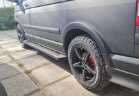 Volkswagen T5 Multivan 2003–2010 Side trinbrætter X5-type sort (2 stk., aluminium) foto 3
