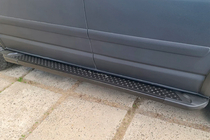 Volkswagen T5 Multivan 2003–2010 Side trinbrætter X5-type sort (2 stk., aluminium) Lang akselafstand foto 3