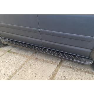 Side trinbrætter X5-type sort (2 stk., aluminium) foto 1