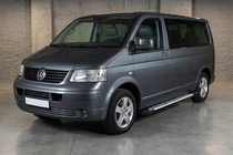 Volkswagen T5 Transporter 2003–2010 Sidetrin Line (2 stk., alu) Lang akselafstand foto 1