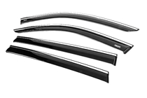 Skywell ET5/Skyworth EV6 2021– Vindafvisere med kromliste (4 stk., Niken) foto 3