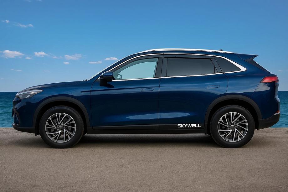 Skywell ET5/Skyworth EV6 2021– Vindafvisere med kromliste (4 stk., Niken) Image