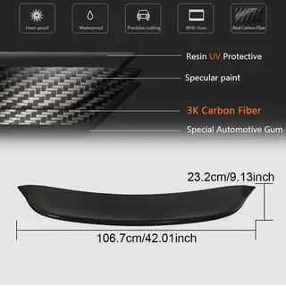 Spoiler V1 (til Boxster, carbon) foto 4