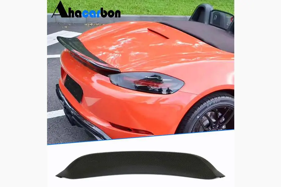 Porsche Boxster/Cayman 982 (718) 2016– Spoiler V1 (til Boxster, carbon) Image