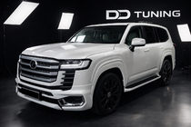 Toyota Land Cruiser 300 2021– Frontspoilerlæbe VXR Sort farve foto 2