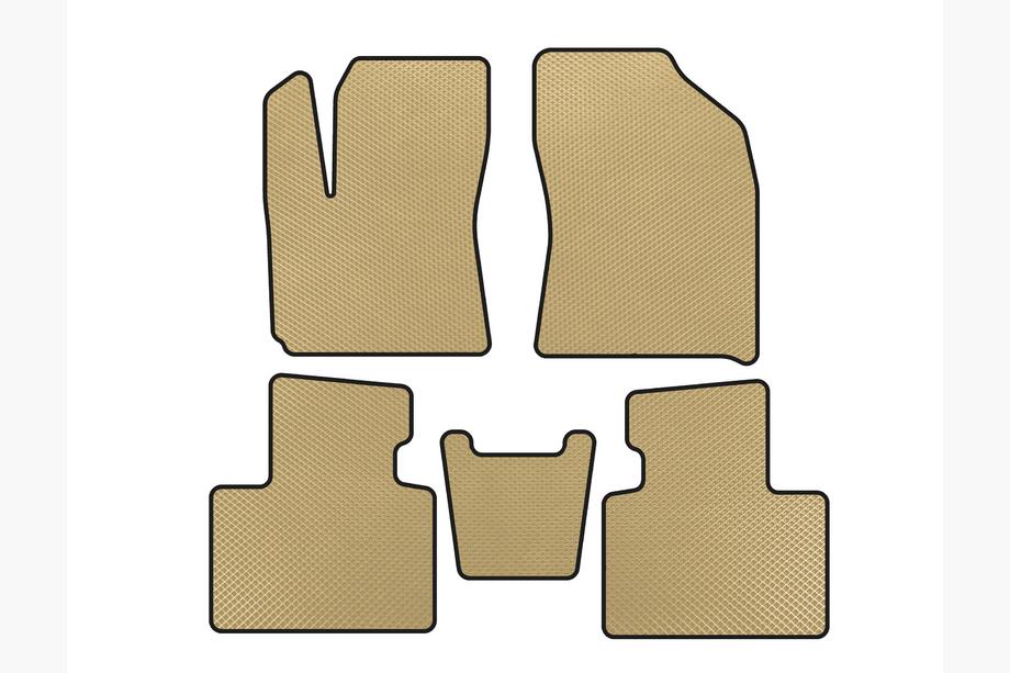 FAW X40 2016–2021 EVA gulvmåtter (Beige) Image