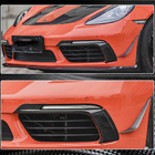 Porsche Boxster/Cayman 982 (718) 2016– Kulfiber tågelygte-rammer (2016-2019) foto 5