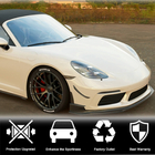 Porsche Boxster/Cayman 982 (718) 2016– Frontsplitter-læbe til forreste kofanger Lip V1 (2016-2019, carbon) foto 2