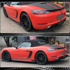 Porsche Boxster/Cayman 982 (718) 2016– Bagkofangerdiffuser V1 (2016-2019, carbon) foto 4