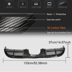 Porsche Boxster/Cayman 982 (718) 2016– Bagkofangerdiffuser V1 (2016-2019, carbon) foto 6