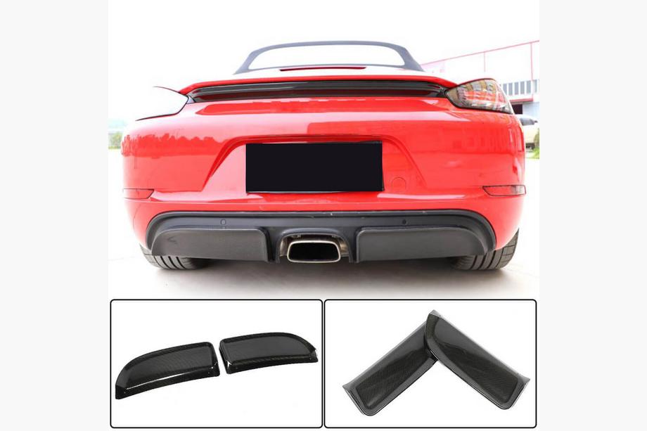 Porsche Boxster/Cayman 982 (718) 2016– Bagkofangerdiffuser V2 (2016-2019, carbon) Image