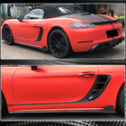 Porsche Boxster/Cayman 982 (718) 2016– Sideskørter V1 (2016-2019, kulfiber) foto 4