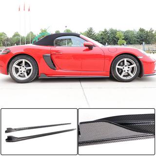 Sideskørter V1 (2016-2019, kulfiber) Porsche Boxster/Cayman 982 (718) 2016– foto 1