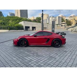 Sideskørter V3 (2016-2019, Kulfiber) Porsche Boxster/Cayman 982 (718) 2016– foto 1