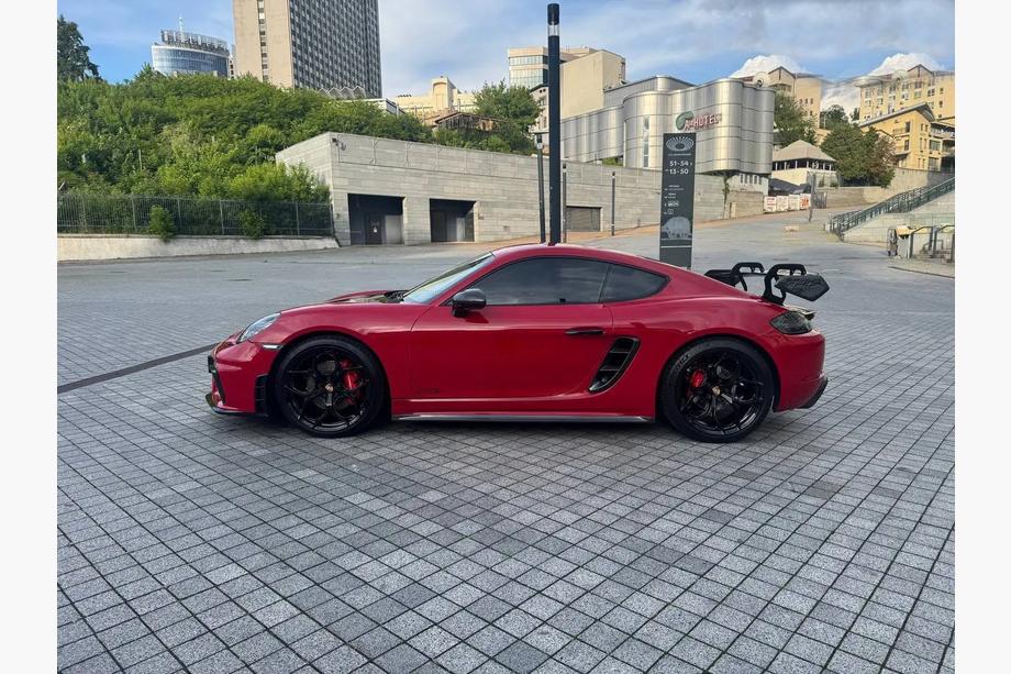 Porsche Boxster/Cayman 982 (718) 2016– Sideskørter V3 (2016-2019, Kulfiber) Image