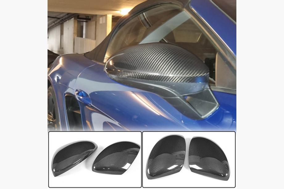 Porsche Boxster/Cayman 982 (718) 2016– Spejlkåber (carbon) Image