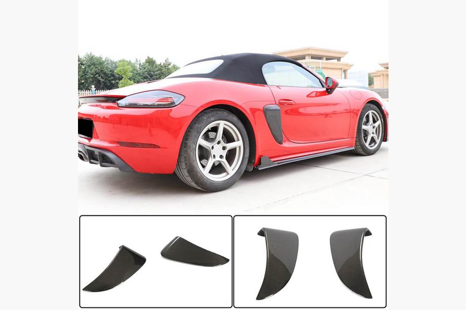 Porsche Boxster/Cayman 982 (718) 2016– Bageste skærmbreddere (2016-2019, carbon) Image