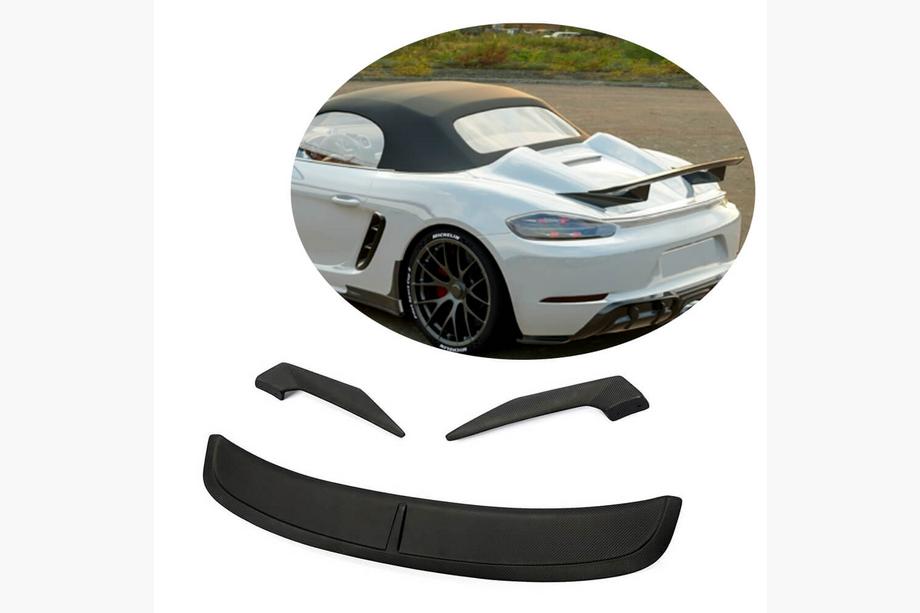 Porsche Boxster/Cayman 982 (718) 2016– Spoiler V3 (til Boxster, kulfiber) Image