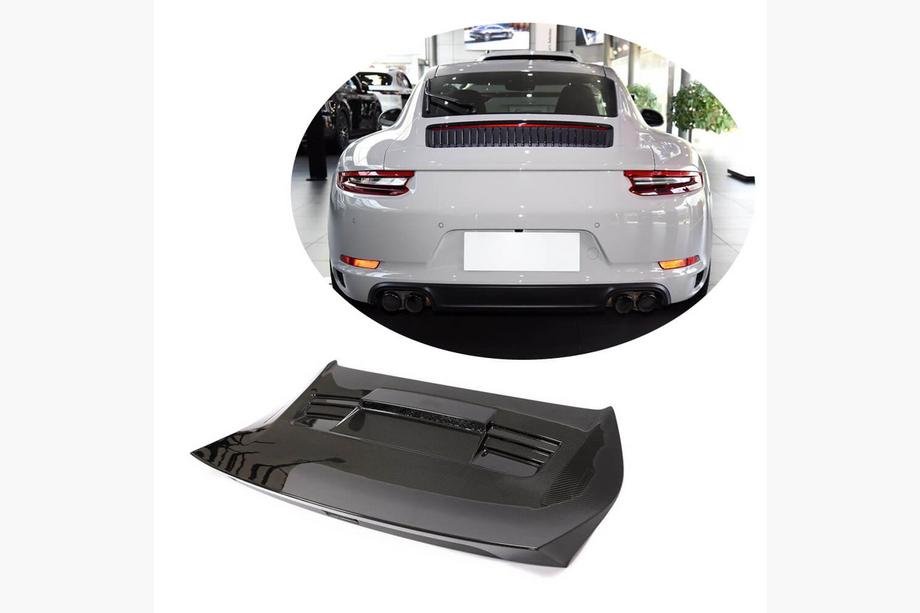 Porsche 911 (991) 2011–2019 Bagagerumslåg (carbon) Image