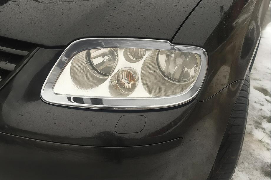 Volkswagen Caddy 2004–2010 Krom forlygterammer (2 stk., rustfrit stål) Image