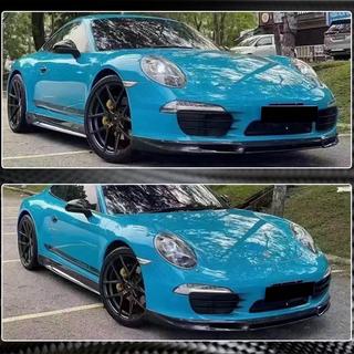 Frontlæbe til forreste kofanger Lip (til Carrera 2011-2015, kulfiber) Porsche 911 (991) 2011–2019 foto 4